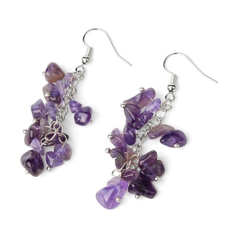 ORECCHINI CHIPS - AMETISTA