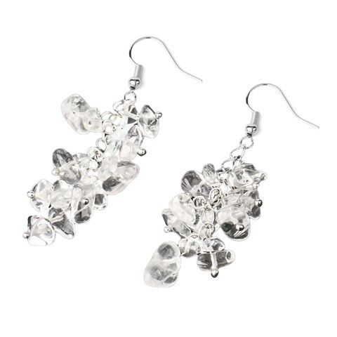 ORECCHINI CHIPS - CRISTALLO DI ROCCA