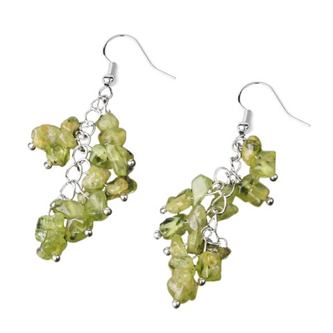 ORECCHINI CHIPS - OLIVINA