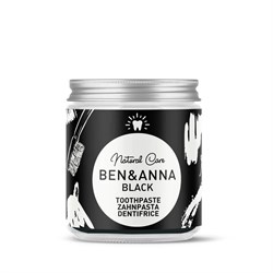 PASTA DENTIFRICIA  BLACK  AL CARBONE ATTIVO Ben & Anna