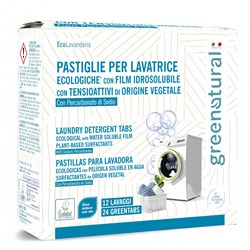 pastiglie per lavatrice green natural