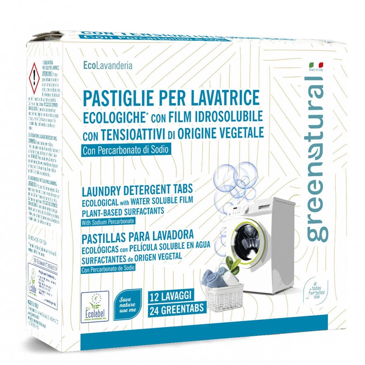 PASTIGLIE PER LAVATRICE Green Natural Green Natural