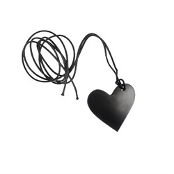 PENDENTE DI SHUNGITE - CUORE Cristalli e altro