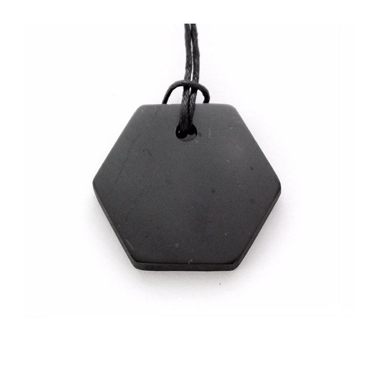 PENDENTE DI SHUNGITE - ESAGONO Cristalli e altro Cristalli e altro