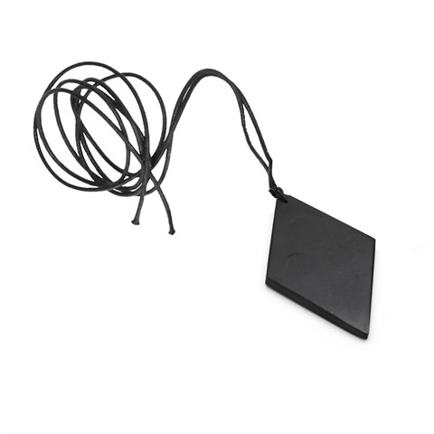 PENDENTE DI SHUNGITE - ROMBO