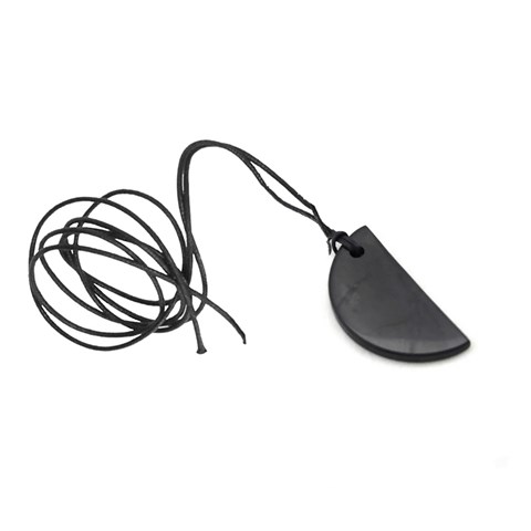 PENDENTE DI SHUNGITE - SEMIDISCO