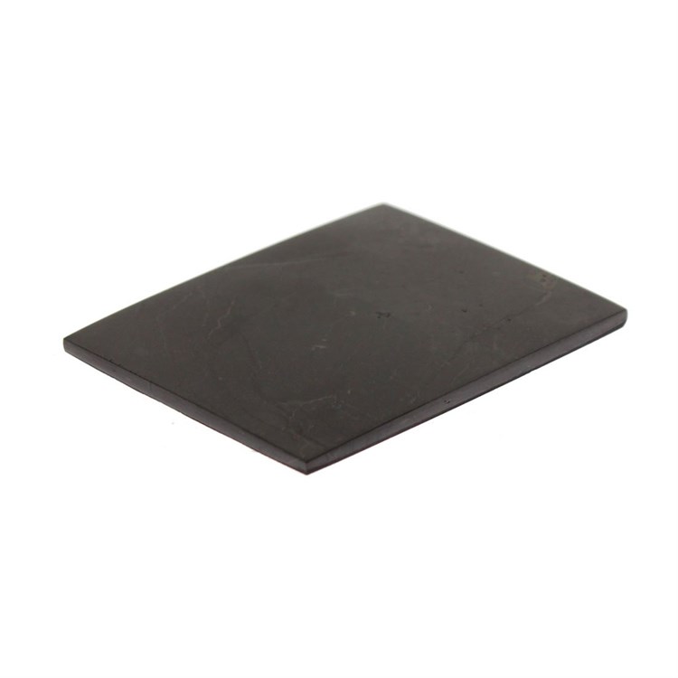 PIASTRA ADESIVA DI SHUNGITE PER CELLULARE RETTANGOLARE Cristalli e altro15 x 25 mm  Cristalli e altro