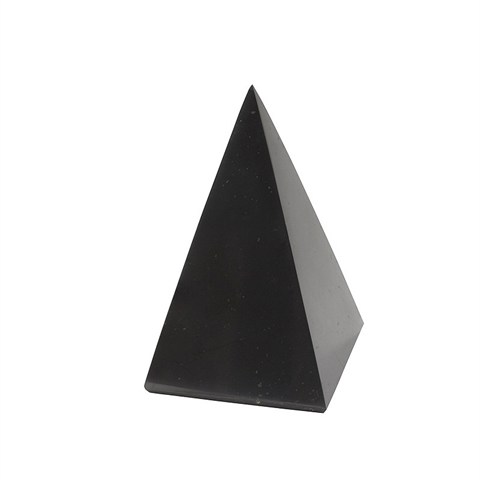 PIRAMIDE ISOSCELE DI SHUNGITE LUCIDA