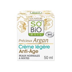 PREZIOSO ARGAN - CREMA LEGGERA GIORNO ANTI-AGE So'Bio étic