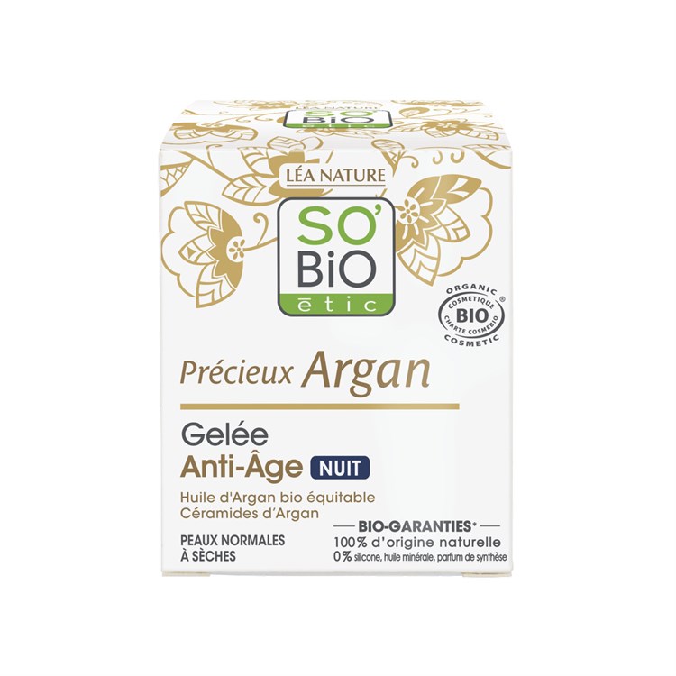 PREZIOSO ARGAN - GEL NOTTE ANTI-AGE So'Bio étic So'Bio étic