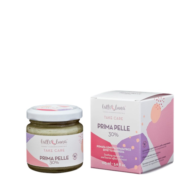 PRIMA PELLE 30% - POMATA LENITIVA RIPARATRICE Latte e luna105 ml  Latte e luna