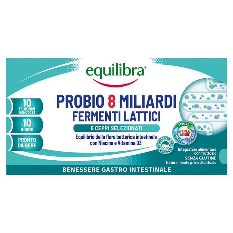 PROBIO 8 MILIARDI FERMENTI LATTICI - 5 CEPPI SELEZIONATI Equilibra Equilibra