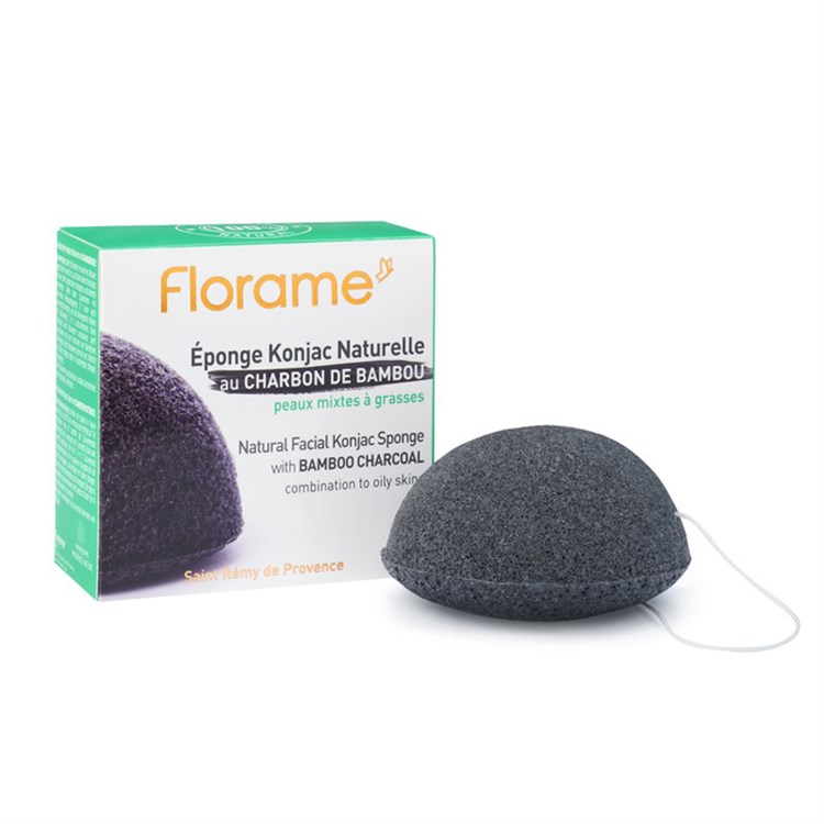 PURETÉ - KONJAC SPONGE AL CARBONE DI BAMBOO Florame Florame