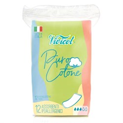 puro cotone assorbenti giorno anatomici vivicot