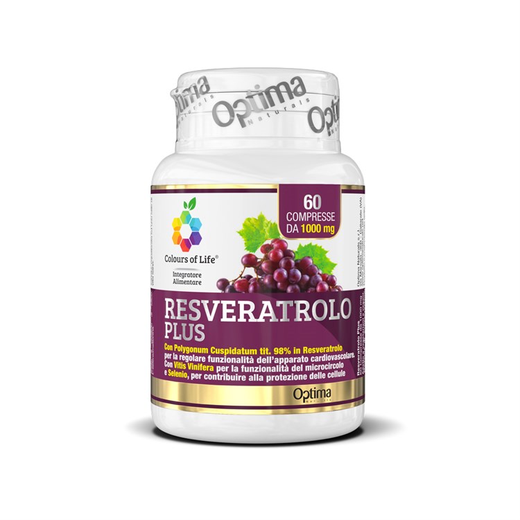 RESVERATROLO PLUS - INTEGRATORE Optima Naturals Optima Naturals