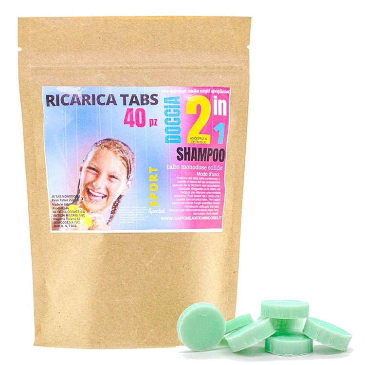 RICARICHE TABS MONODOSE - DOCCIA-SHAMPOO 2in1 