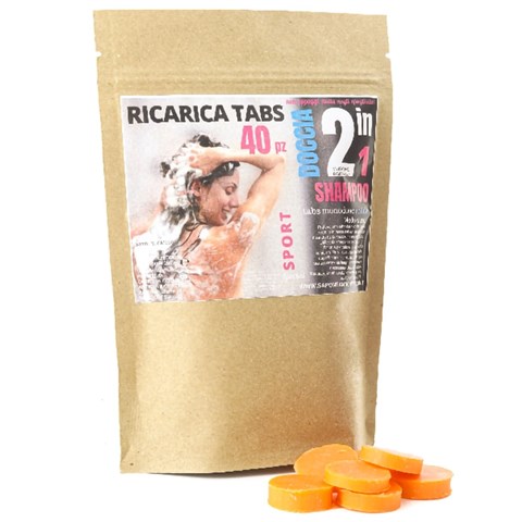 RICARICHE TABS MONODOSE - DOCCIA-SHAMPOO 2in1 "MUSCHIO EGIZIANO"