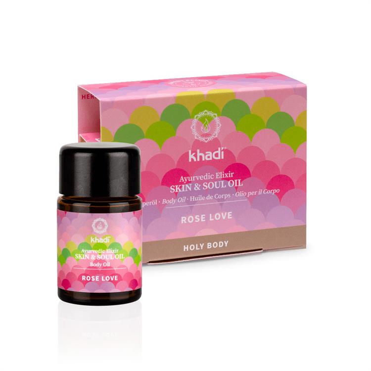 ROSE LOVE - MINI OLIO AYURVEDICO SKIN & SOUL zzz Khadi zzz Khadi