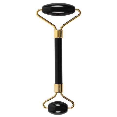 RULLO DUO MASSAGGIO VISO - OSSIDIANA NERA