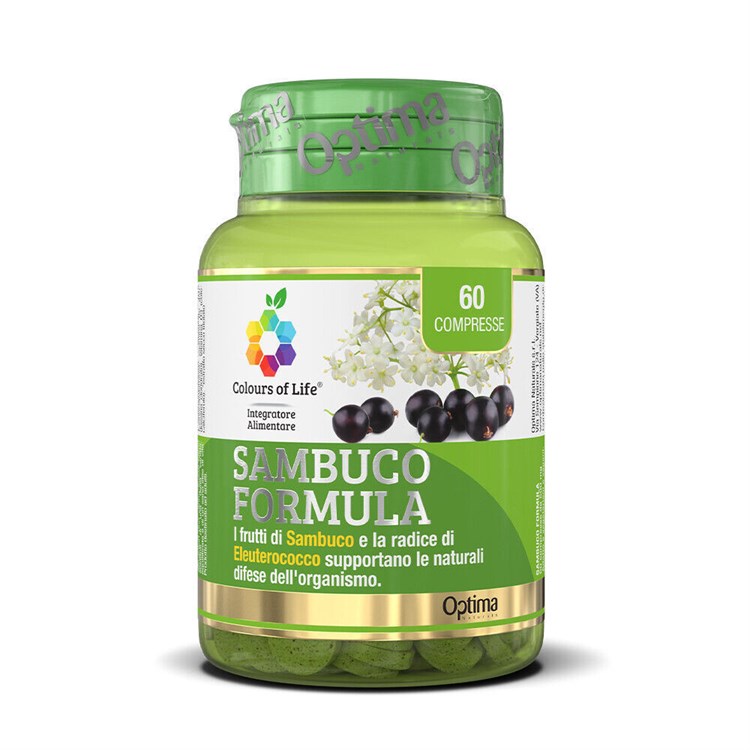 SAMBUCO FORMULA - INTEGRATORE Optima Naturals Optima Naturals