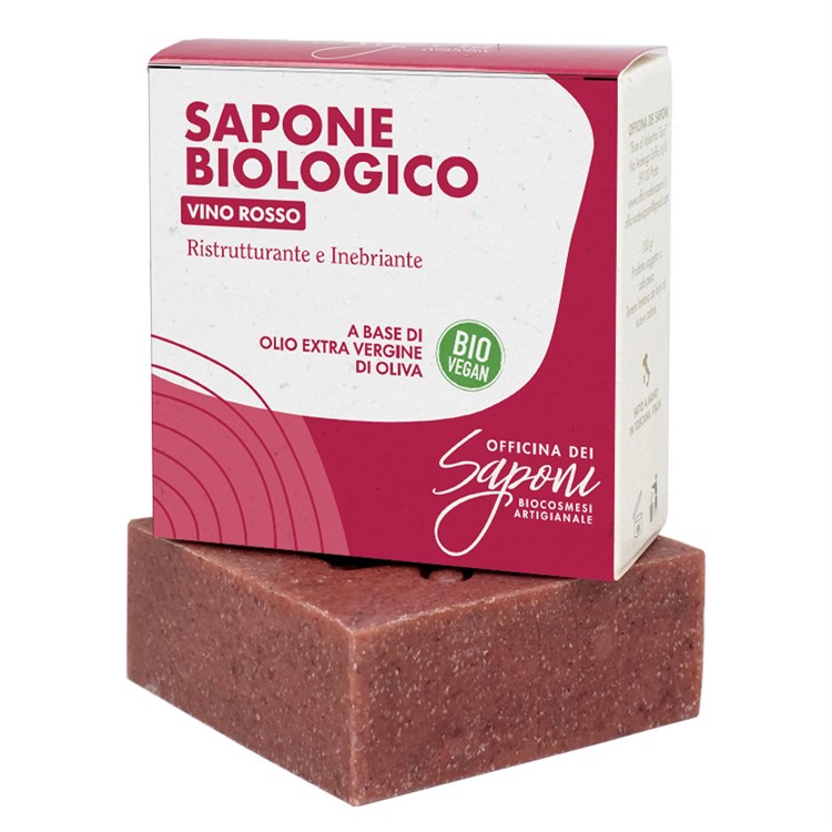 SAPONE AL VINO ROSSO Officina dei Saponi Officina dei Saponi