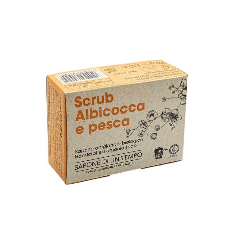 SAPONE SCRUB ALBICOCCA E PESCA Sapone di un Tempo Sapone di un Tempo