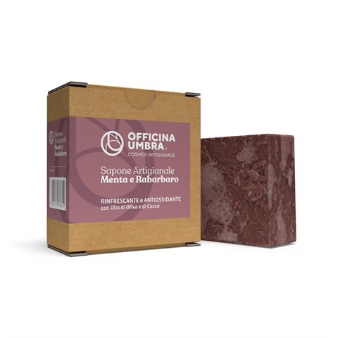 SAPONE ARTIGIANALE - MENTA & RABARBARO