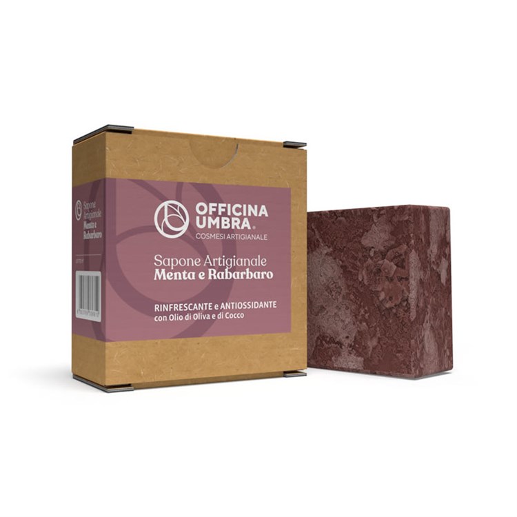 SAPONE ARTIGIANALE - MENTA & RABARBARO Officina Umbra Officina Umbra