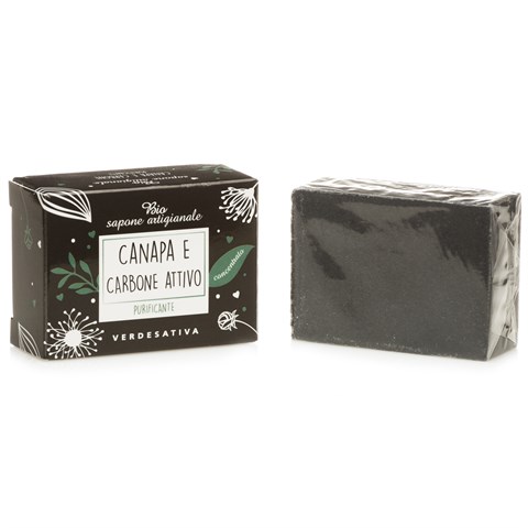 SAPONE CANAPA & CARBONE