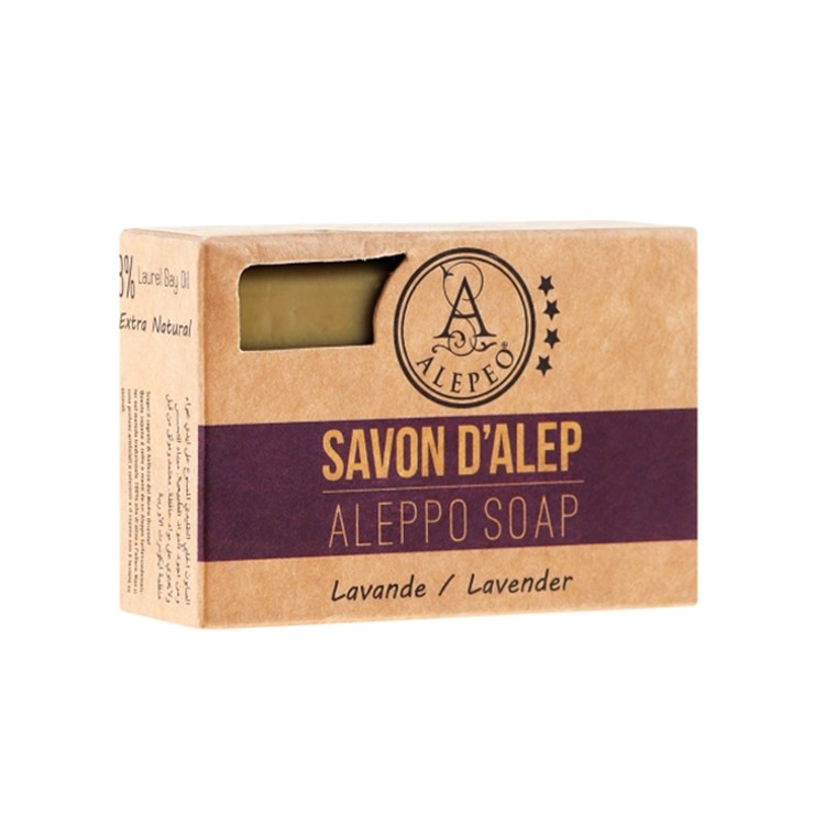 SAPONE DI ALEPPO 8% - LAVANDA Alepeo Alepeo