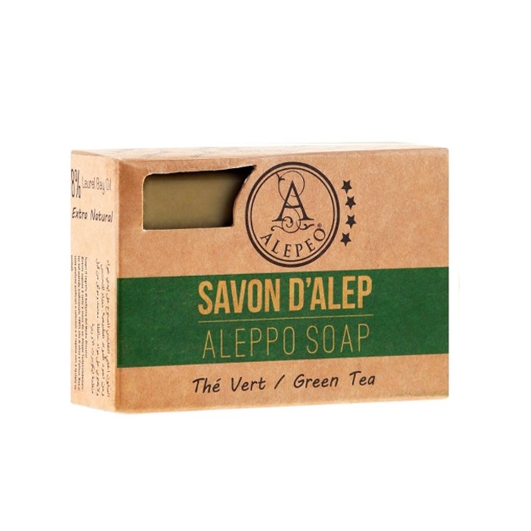 SAPONE DI ALEPPO 8% - THE VERDE Alepeo Alepeo