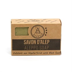 sapone di aleppo esfoliante 8 nigella