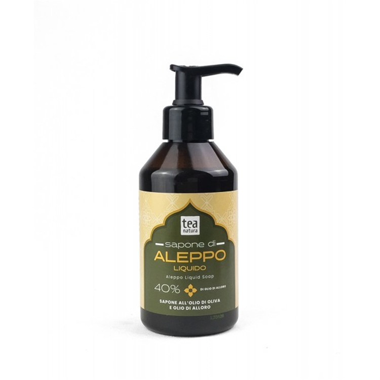 SAPONE DI ALEPPO LIQUIDO 40% Tea Natura Tea Natura