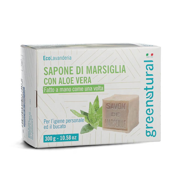 SAPONE DI MARSIGLIA CON ALOE VERA Green Natural Green Natural