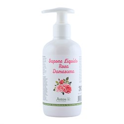 sapone liquido rosa damascena antos cosmesi