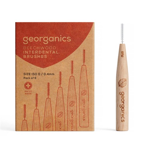 SCOVOLINO INTERDENTALE IN FAGGIO - ISO 0 - 0.4 MM