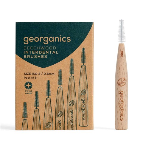 SCOVOLINO INTERDENTALE IN FAGGIO - ISO 3 - 0.6 MM