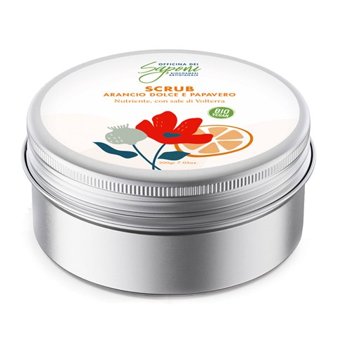 SCRUB CORPO "ARANCIO DOLCE & PAPAVERO"