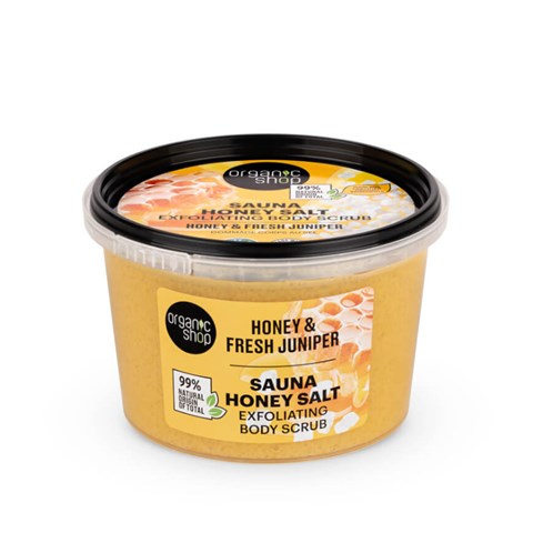 SCRUB CORPO ESFOLIANTE "MIELE e GINEPRO FRSCO"