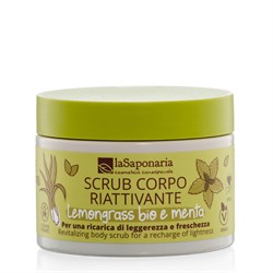 SCRUB CORPO RIATTIVANTE LEMONGRASS E MENTA La Saponaria