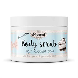 SCRUB CORPO IDRATANTE  LIGHT COCONUT CAKE  Nacomi