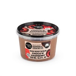 SCRUB CORPO SETOSO DELICATO  CACAO E LAMPONE  Organic Shop