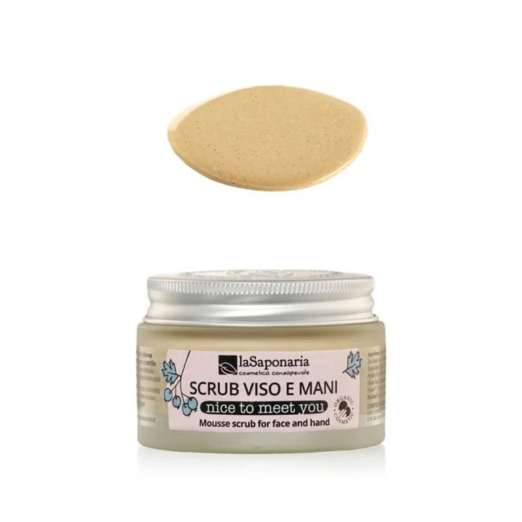 SCRUB MOUSSE VISO E MANI - NICE TO MEET YOU La Saponaria La Saponaria