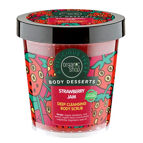 BODY DESSERTS - SCRUB PULIZIA PROFONDA "STRAWBERRY JAM"