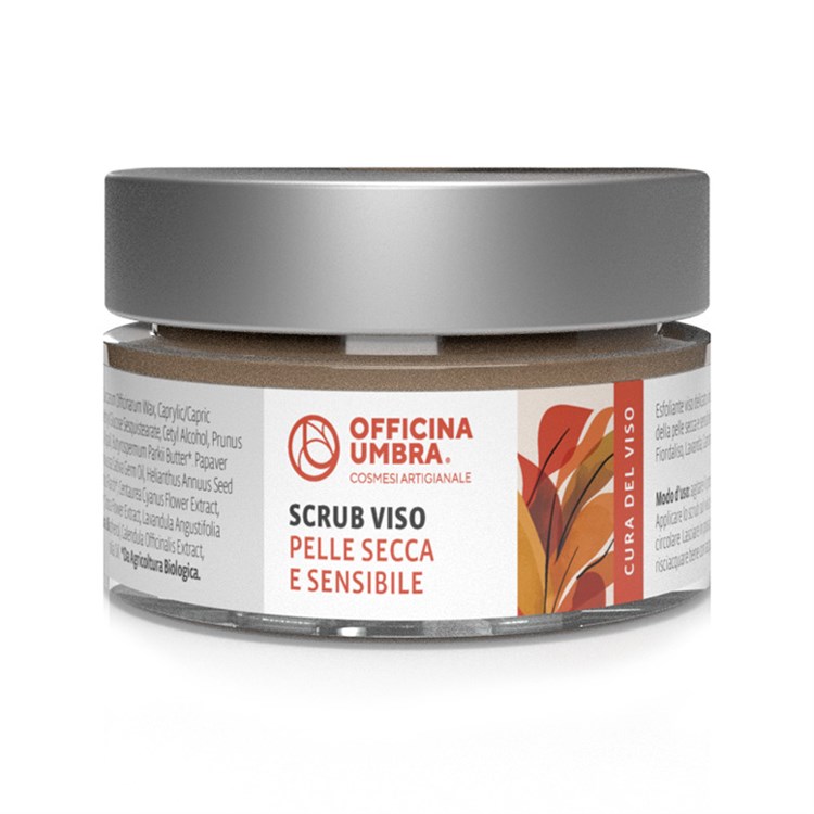 SCRUB VISO PELLE SECCA E SENSIBILE Officina Umbra Officina Umbra