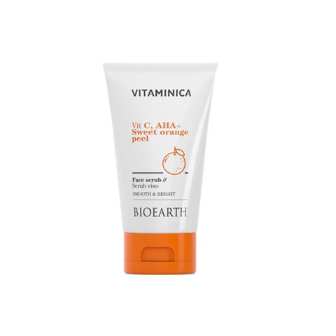 SCRUB VISO "VIT C, AHA + SWEET ORANGE PEEL" - VITAMINICA