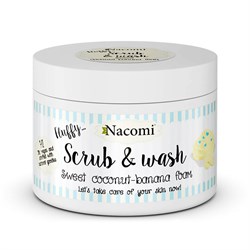 SCRUB & WASH  SWEET COCONUT-BANANA FOAM  Nacomi