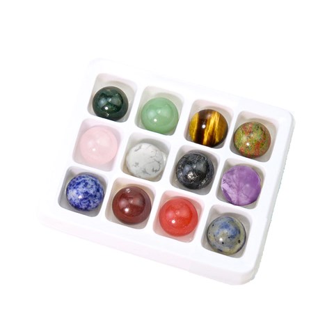 SET - 12 PIETRE a SFERA