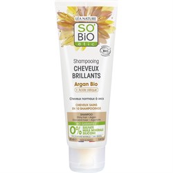 SHAMPOO CAPELLI BRILLANTI  ARGAN & ACIDO OLEICO  So'Bio étic