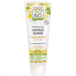 SHAMPOO CAPELLI BIONDI  CAMOMILLA & LIMONE  So'Bio étic